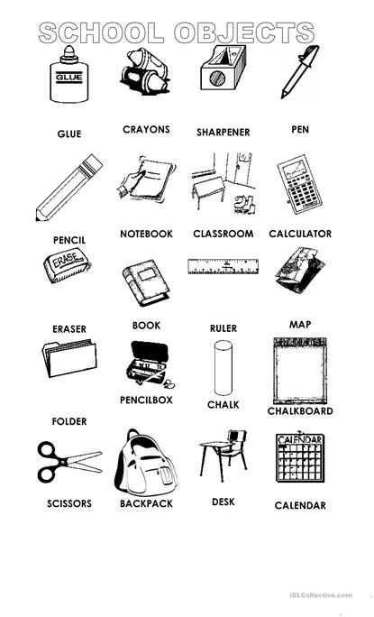Copy Of School Objects