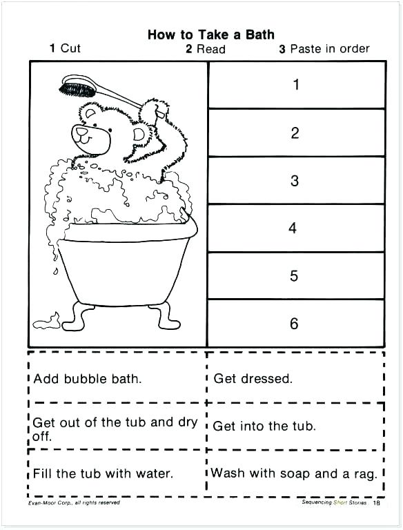 Sequence Of Events Worksheets 1st Grade