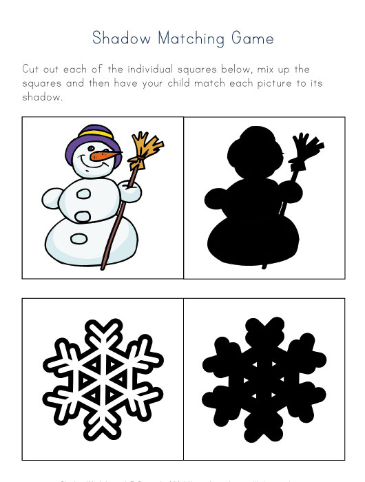 Shadow Matching Game For Kids