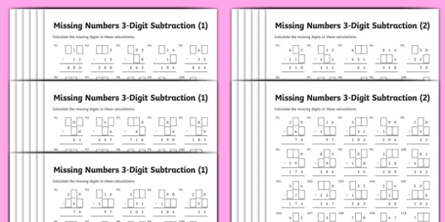Subtraction 3