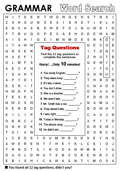 Tag Questions