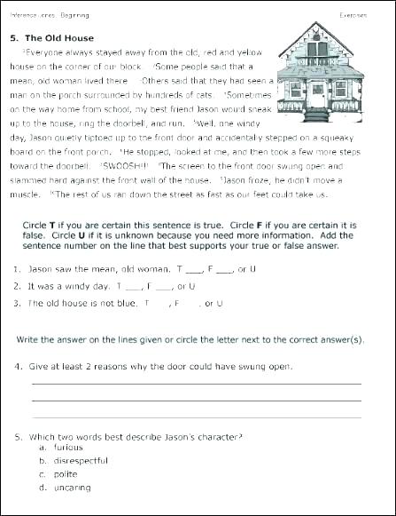 Inference Worksheets Middle School â Openlayers Co