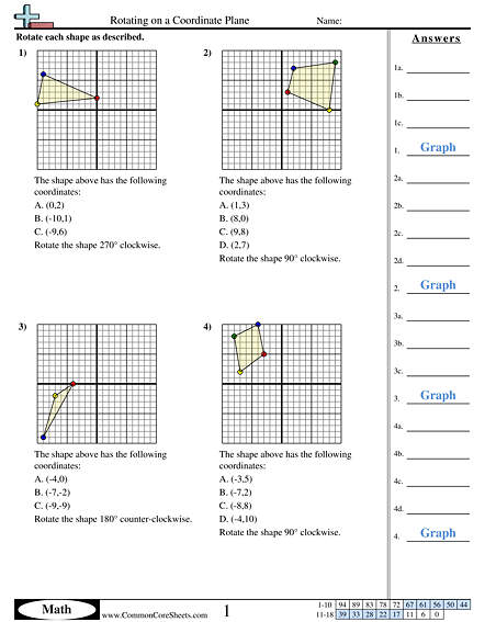 Grid Worksheets