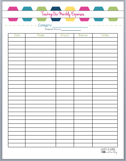 Free Printable Budget Binder