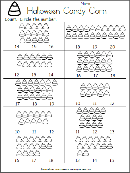 Count The Candy Corn (10