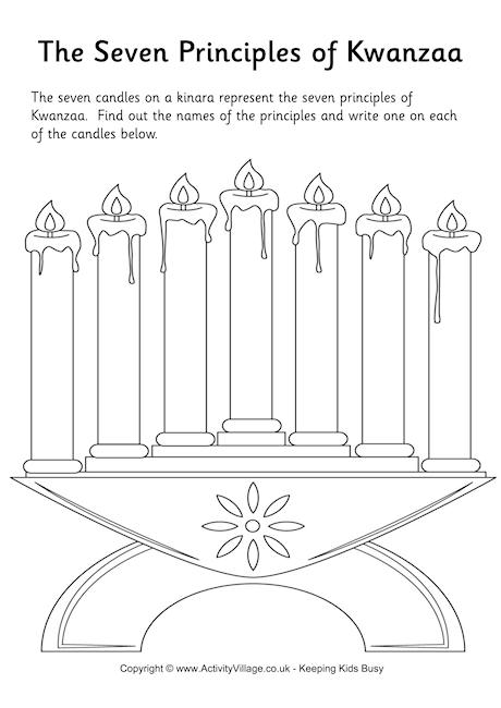 Kwanzaa Worksheets