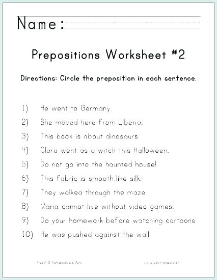 Adjective Worksheets 6th Grade Free Kindergarten Worksheets Ideas