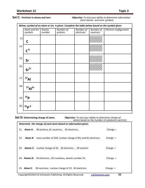 Worksheet 12   Neutral At