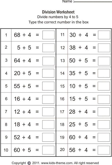 Fun Math Worksheets For 4th Grade