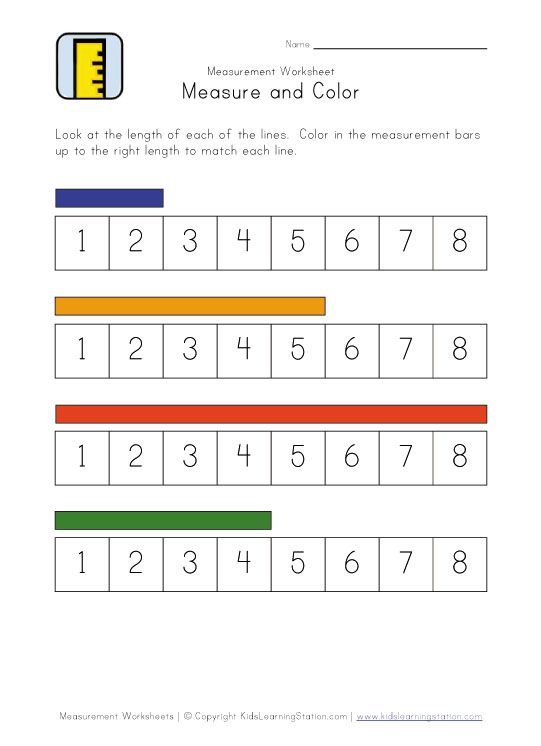Easy Measurement Length Worksheet
