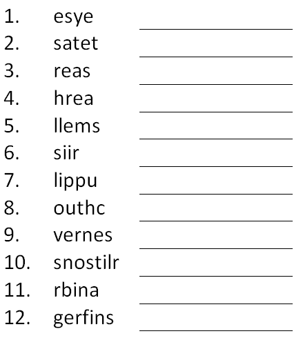 Free+printable+unscramble+word+worksheets