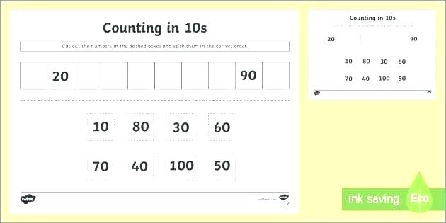 Counting Backwards From 10 Worksheets