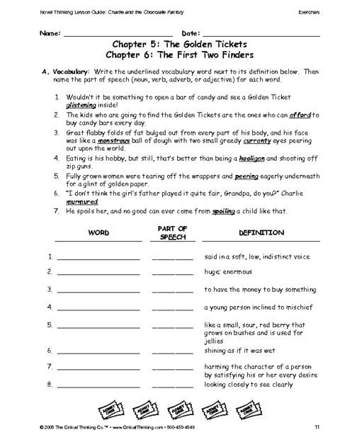Critical Thinking Worksheet Grades 3