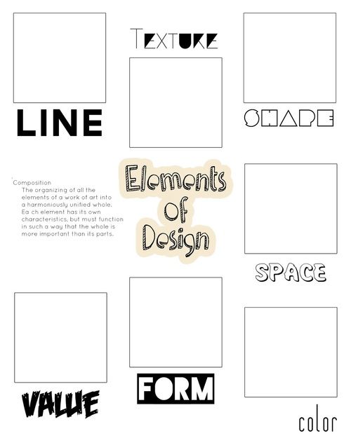 Elements Of Design Scavenger Hunt â¦