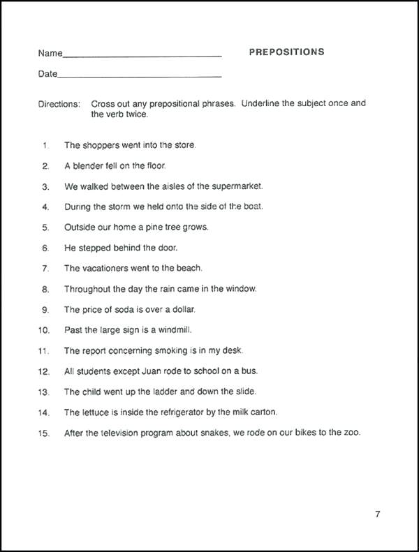 Verb Worksheets 6th Grade â Katyphotoart Com
