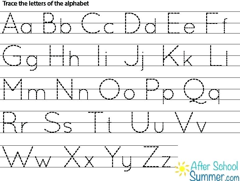 Free Alphabet Printing Worksheets