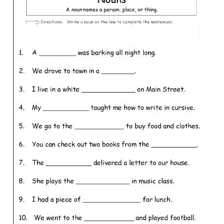 Plural Nouns Worksheets 5th Grade Singular And Doc Best Board