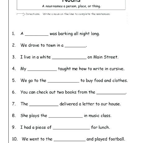 Plural Nouns Worksheets 5th Grade Singular And Doc Best Board