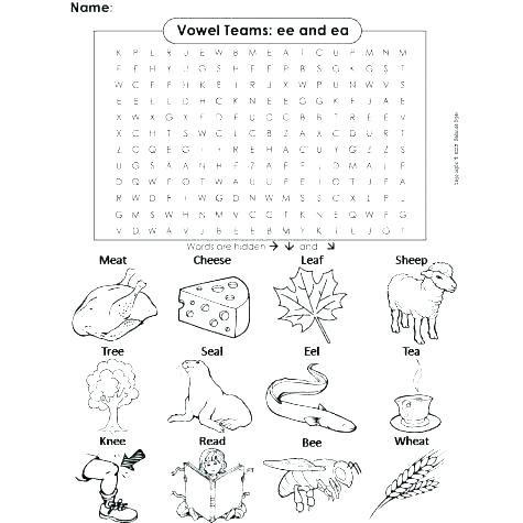 Long E Sound Worksheet Phonics Worksheets Free Practice