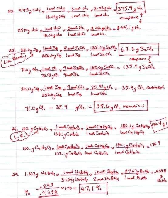 Moles And Mass Worksheet
