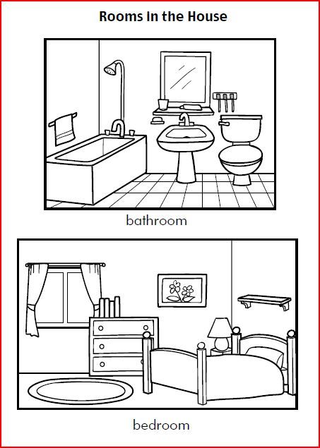 Parts Of A House Worksheets For Kindergarten