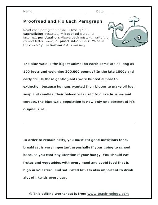 Sentence Correction Worksheets Cursive Sentence Correction