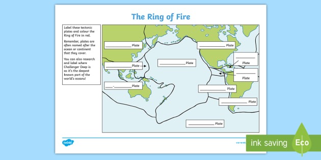 Ks2 The Ring Of Fire Worksheet