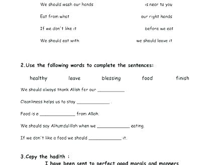 Teaching Good Hygiene Worksheets Quiz Worksheet Personal Picture