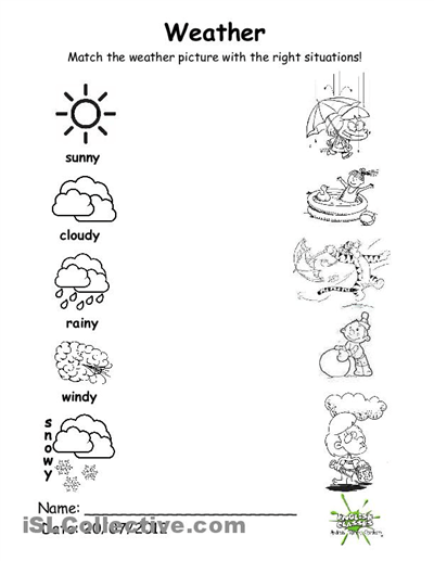 Weather Worksheet For Kindergarten Your 2 Worksheets Create Free