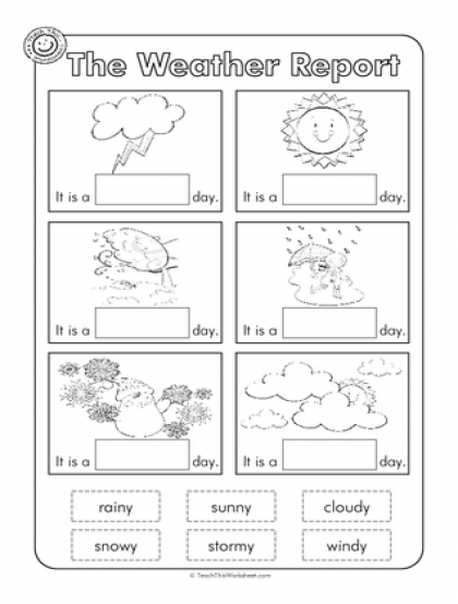 Weather Worksheet For Kindergarten Your 2 Worksheets Create Free