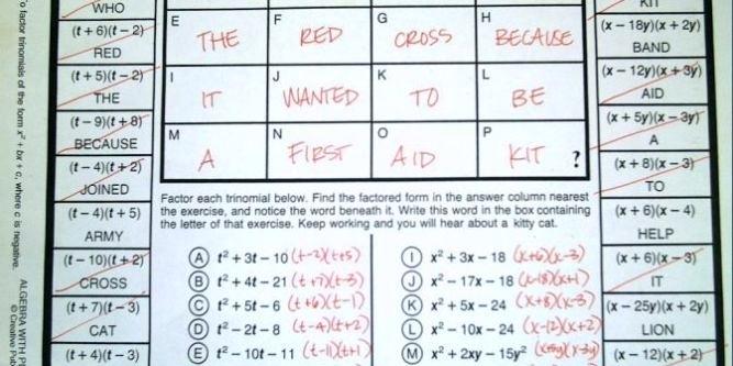 What Do You Get When You Cross Math Worksheet Answers Did You Hear