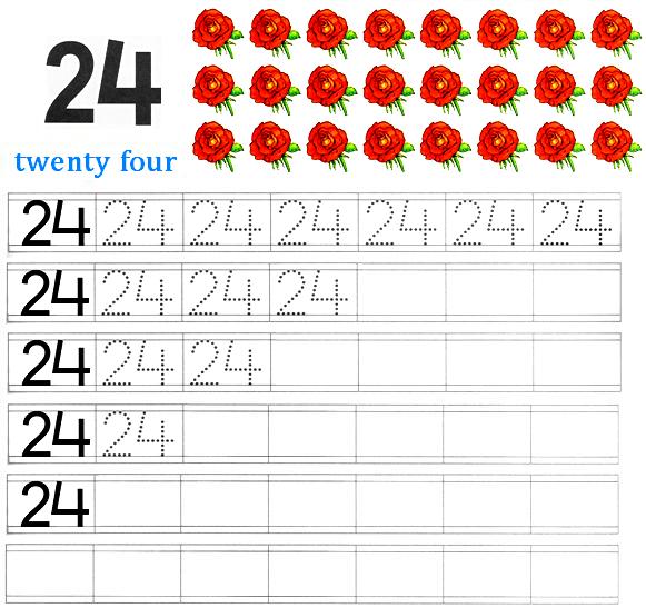 Worksheet On Number 24