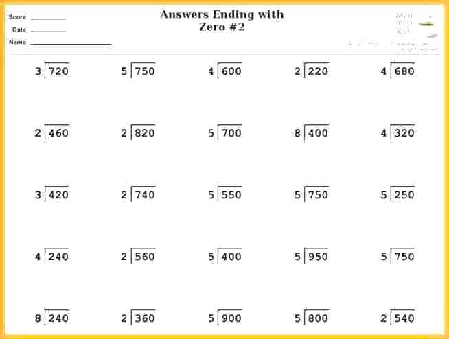 Year 4 Division Worksheets â Vishalcargopackersmover Com