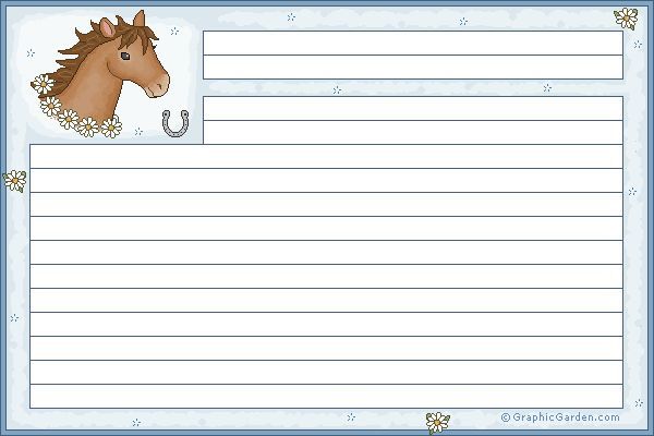 Horse Worksheets Printable