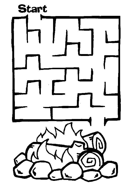 Easy Mazes  Printable Mazes For Kids