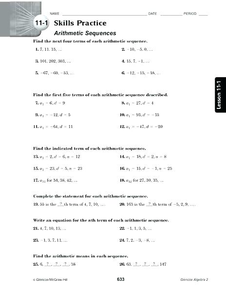 Arithmetic Sequencing â Avocatcuisinier Com