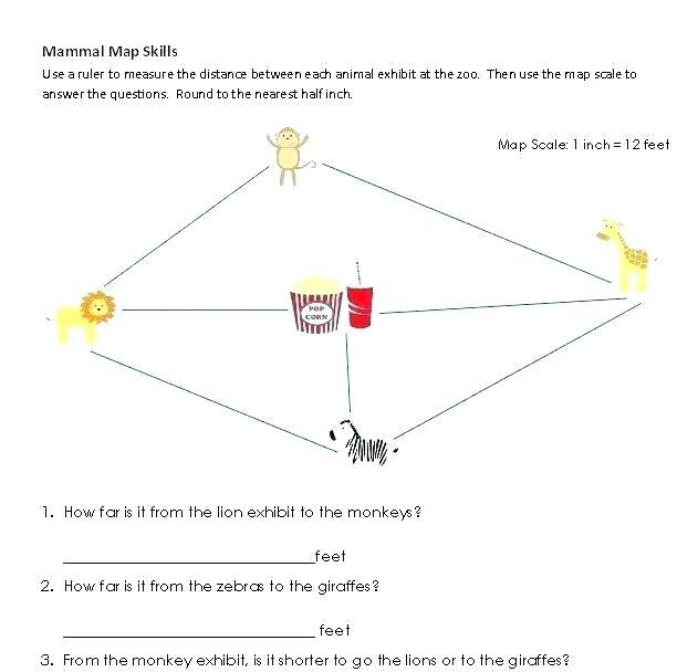 Using A Map Scale Worksheets â Katyphotoart Com