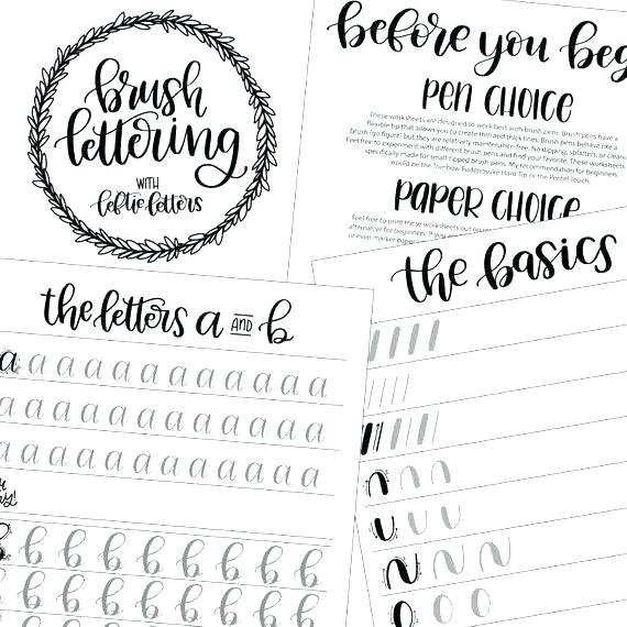 Calligraphy For Kids Worksheets â Baysidebaby Co