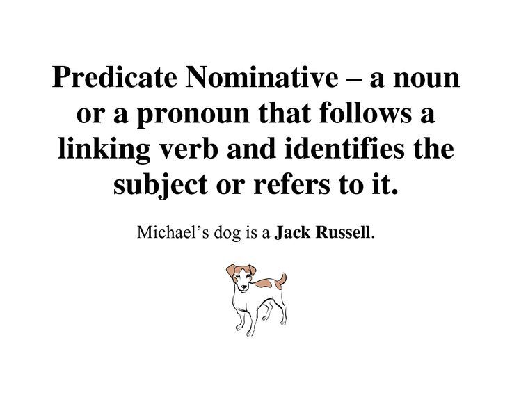 Predicate Nominative