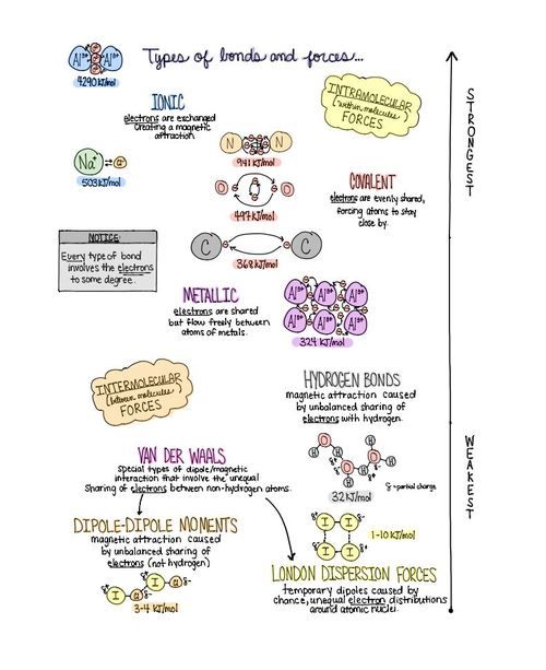 Sketchnote Of 10 Essential  Chemistry Concepts For Visual Learners