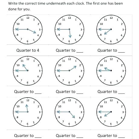 Clock Practice Worksheets â Uasporting Com