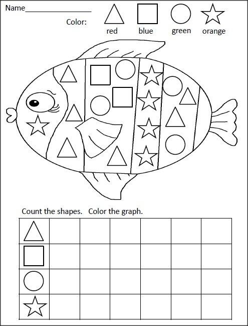 Fish Shape Graph Worksheet