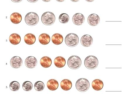 Free Money Worksheets For Grade Fantastic Printable Counting