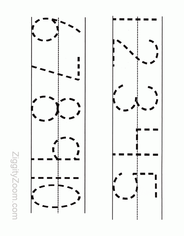 Free Printable Tracing Worksheets For Preschool