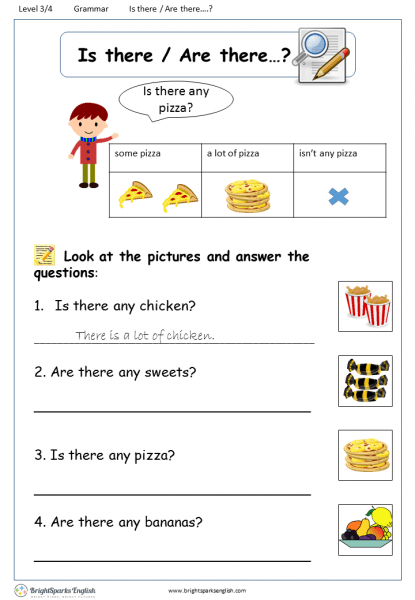 Is There Are There Worksheet â English Treasure Trove