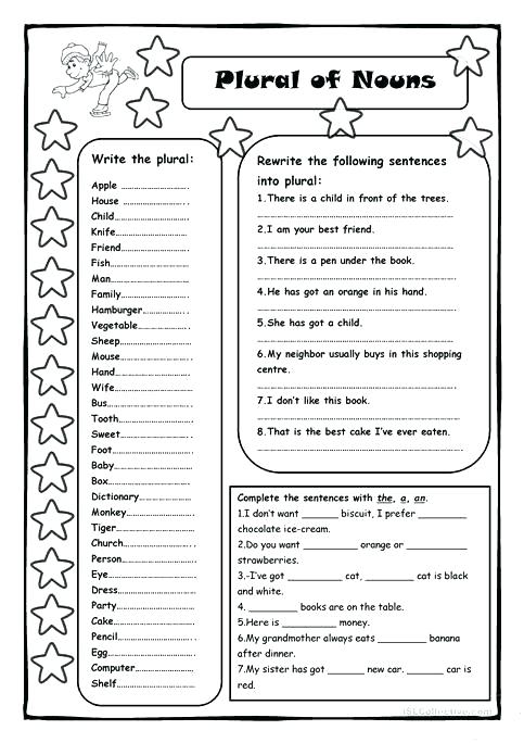 Worksheets Plural Nouns Singular And Possessive Grade Morning Work