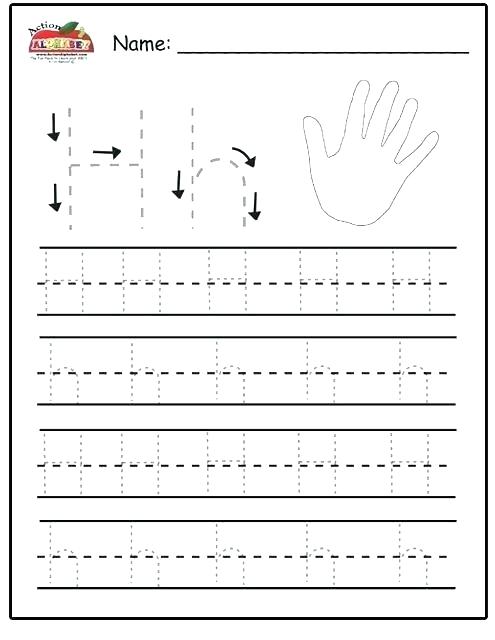 Letter E Tracing Worksheets Preschool Page K Er Free Pages