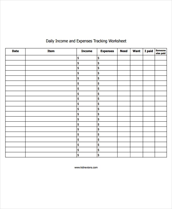 32+ Expense Sheet Templates In Pdf