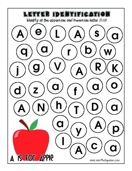 17 Letter Recognition Worksheets For Kids