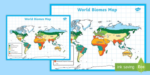 Ks2 World Biomes Map
